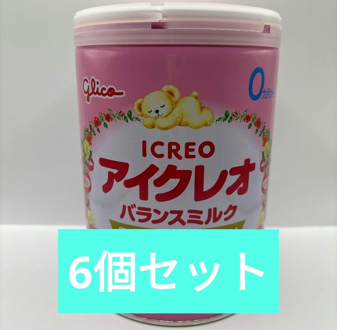 Glico アイクレオ バランスミルク 800g 6缶セット