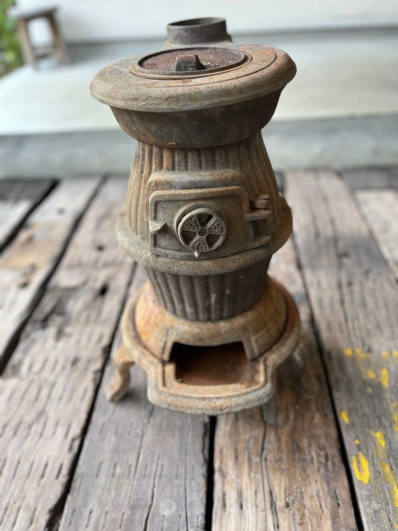 アンティーク 昭和レトロ だるまストーブ 寄せ植えにも - メルカリ