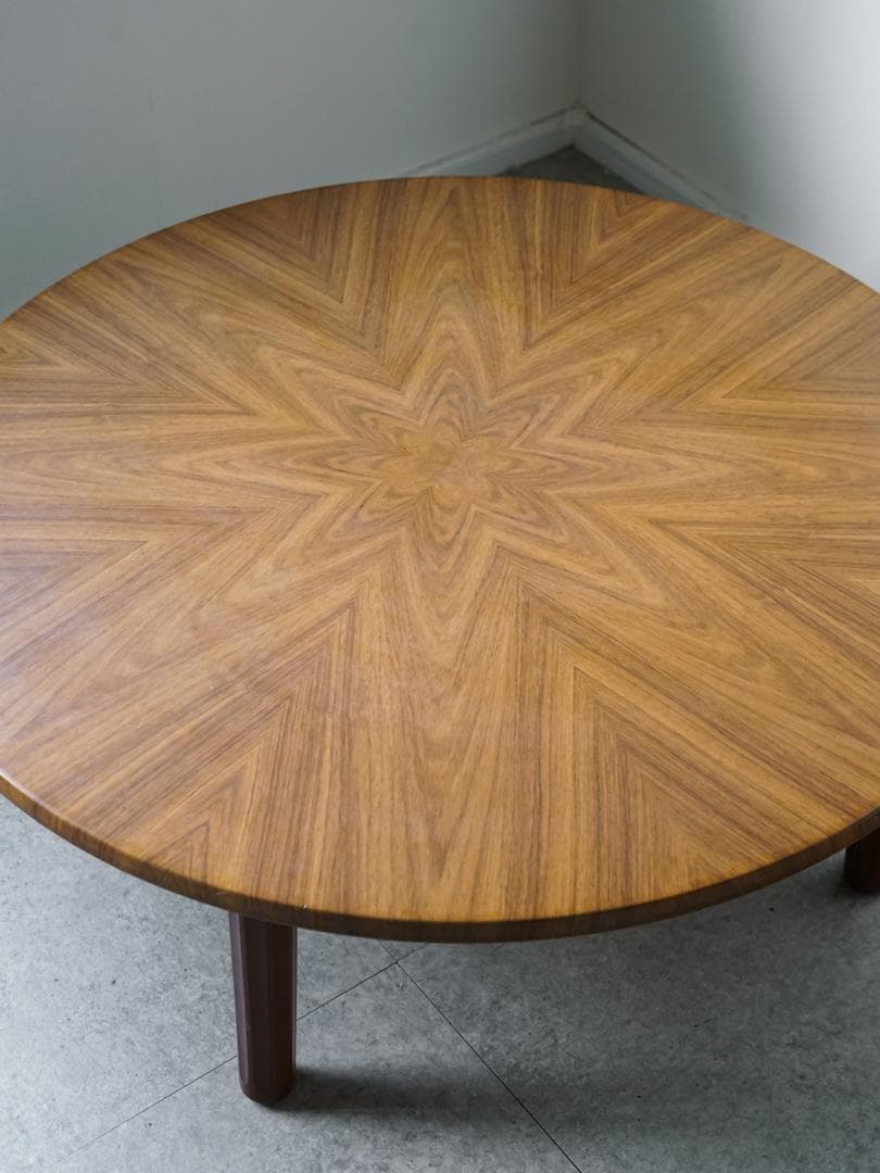 70's \"MOLPAR\" ドイツ 折りたたみテーブル 円卓 ミッドセンチュリー