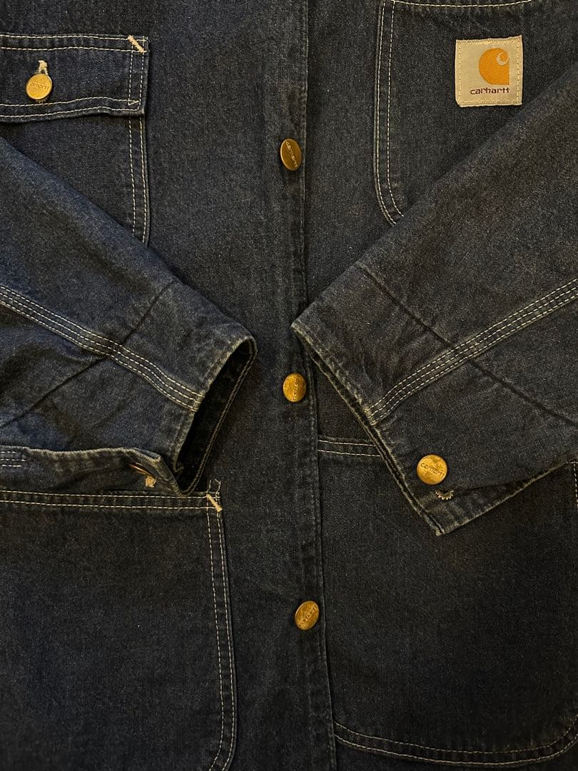 Carhartt デニムカバーオールライニング USA製80s 8LC 44 - メルカリ