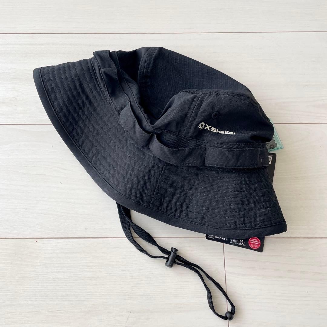 ワークマン エックスシェルター 暑熱ハット ブラック - メルカリ