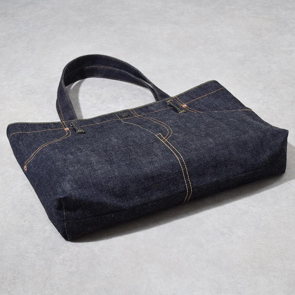 新品同様】桃太郎ジーンズ MOMOTARO JEANS 出陣デニムトートバッグ