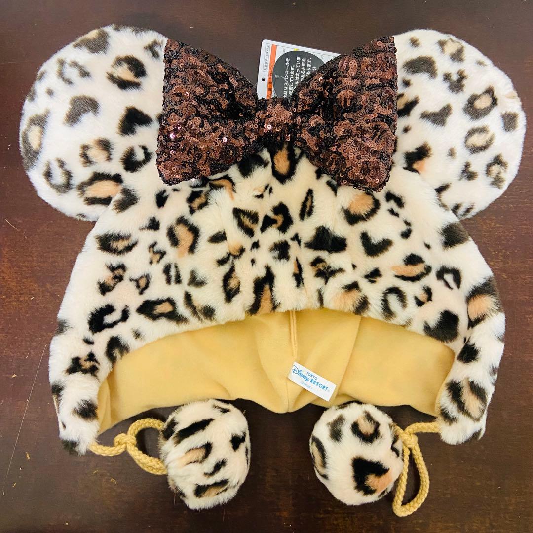 新品】 ミニー ファンキャップ ブラウン レオパード ヒョウ柄 - メルカリ