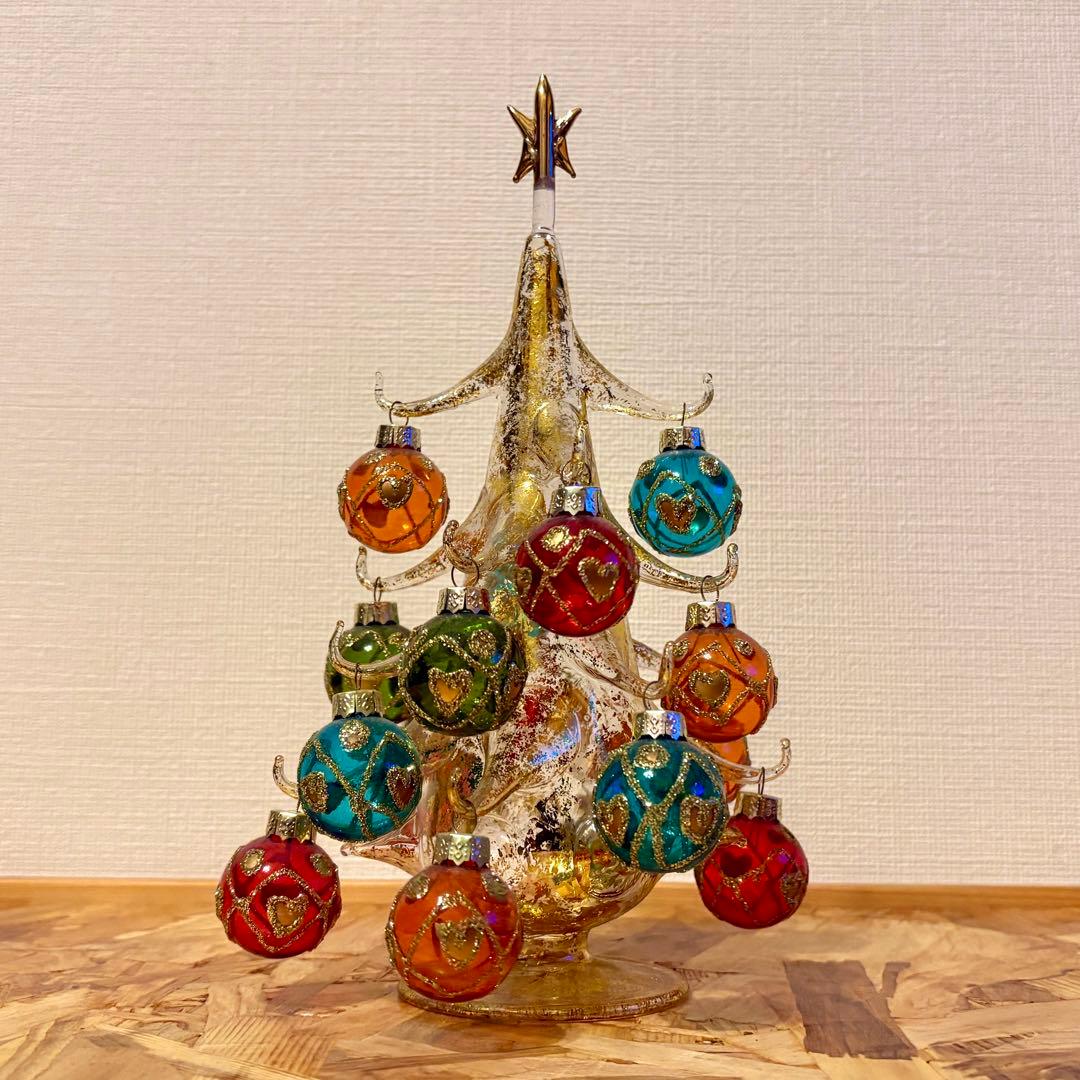 ガラス製クリスマスツリー イタリア・ベネチア - メルカリ