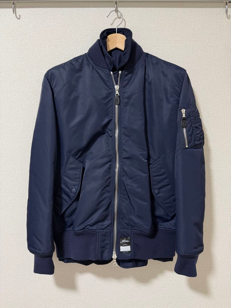 ロロピアーナ　藤原ヒロシ　リバーシブルma1 fragment Loro Piana×藤原ヒロシ(ロロピアーナ×フジワラヒロシ) 21AW Reversible