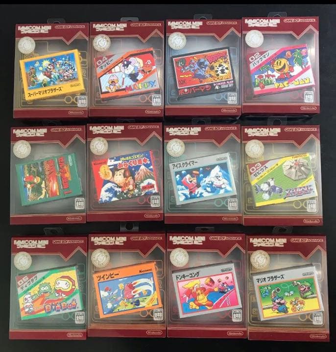 ファミコン ミニ ソフト12本セット ゲームボーイアドバンス - メルカリ
