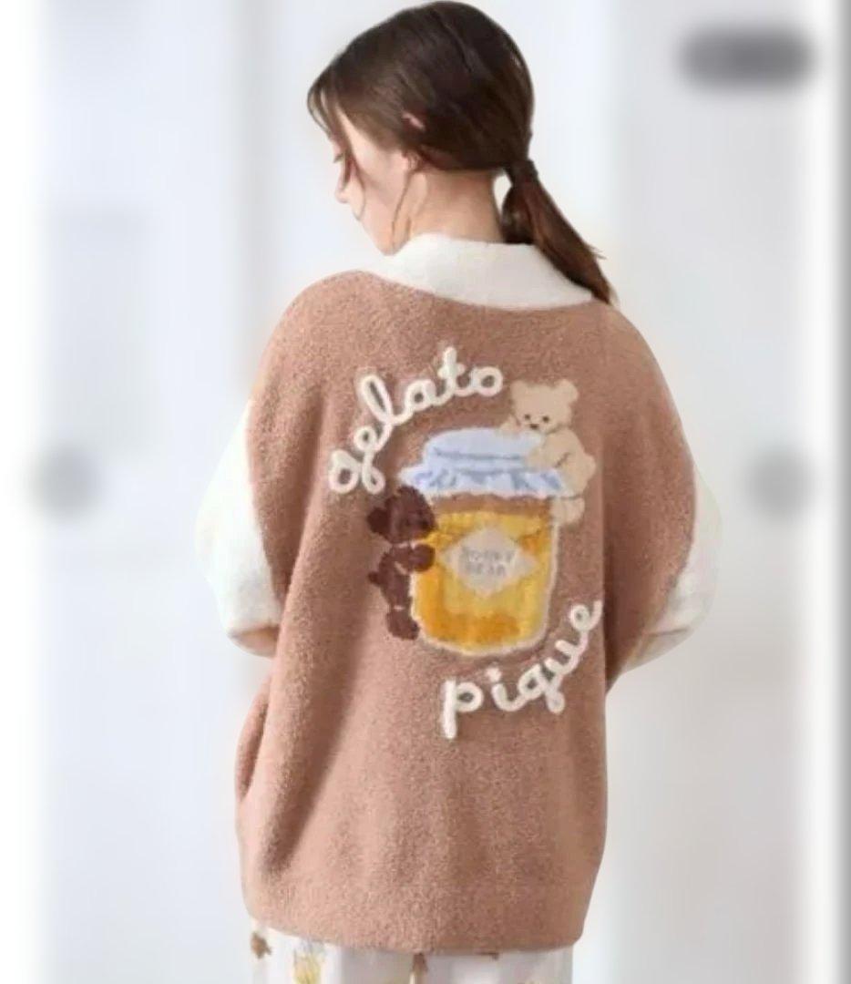 gelato pique ジェラートピケ ベビモコはちみつベアピケジャン 新品