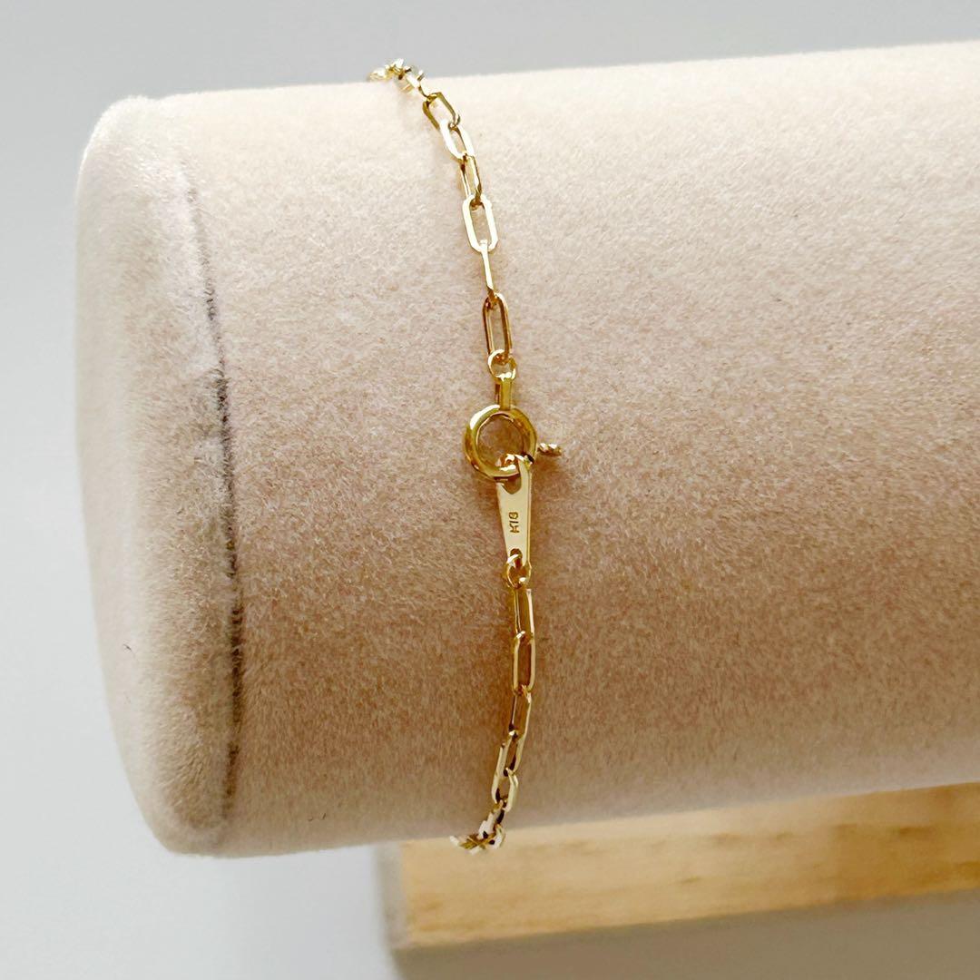 早いもの勝ち✨新品 イタリア製 高品質18金 K18 ブレスレット 18cm