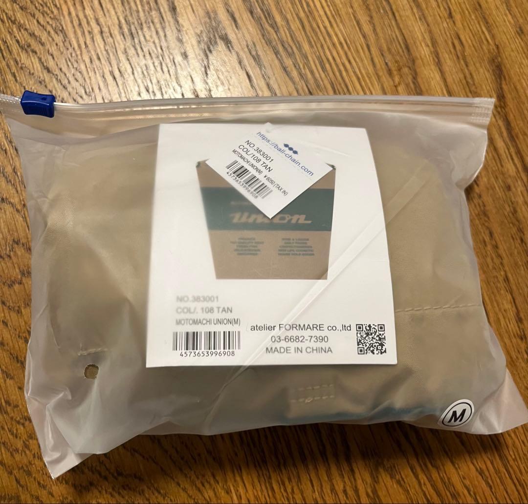 正規品新品】ボールアンドチェーン 横浜元町 ユニオン ベージュ TAN M