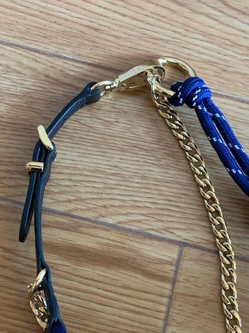 めろにゃん様専用 MIUMIU ミュウミュウ レザー×コード×メタルトリック