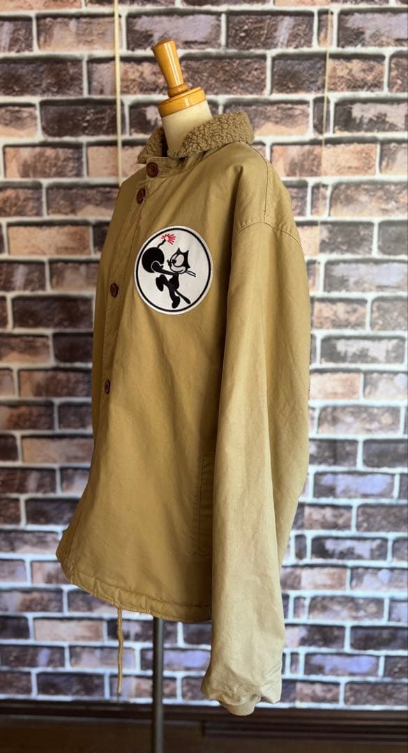 米海軍 U.S.NAVY N-1 デッキジャケット 復刻　N1 フィリックス