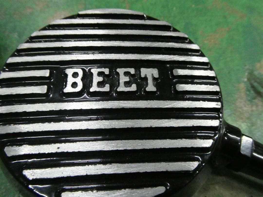 ロゴ有 アルフィンミラー ロング 汎用 10mm BEET キジマ - メルカリ