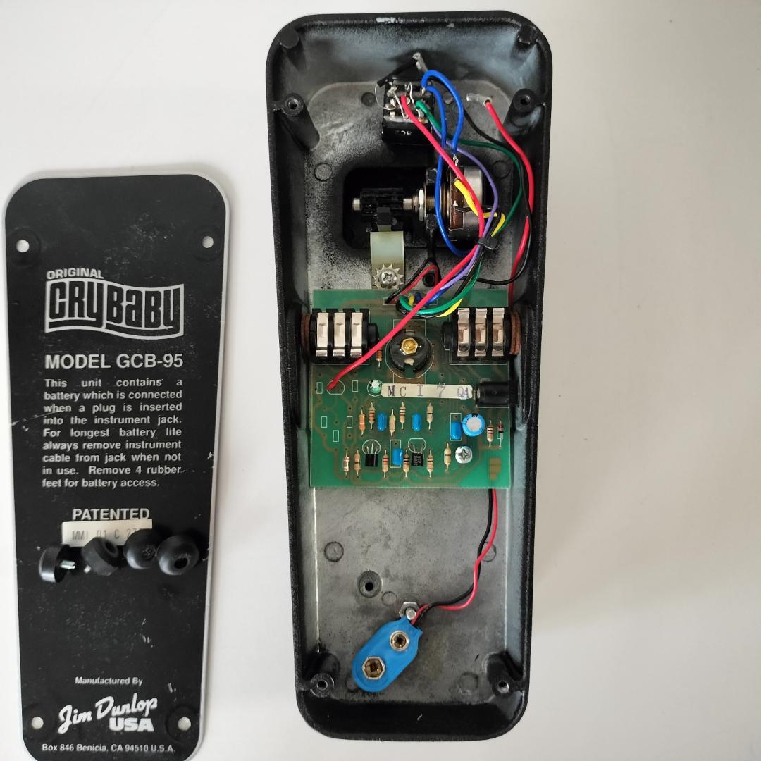 CRY BABY GCB-95トゥルーバイパス化 Blue LEDモディファイ - メルカリ