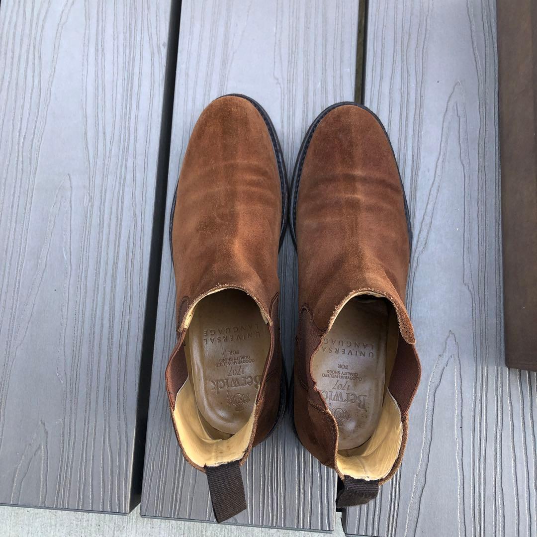 Berwick サイドゴアブーツ 27.0cm ブラウン