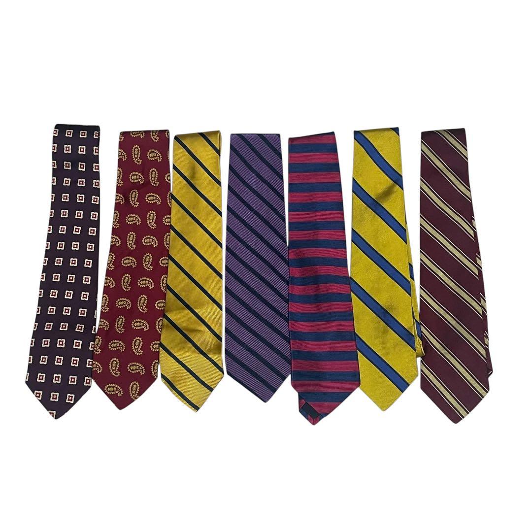 BROOKS BROTHERS/ネクタイ/7本セット/makers/USA製 BROOKS BROTHERS ブルックスブラザーズ MAKERS USA製 シルクネクタイ