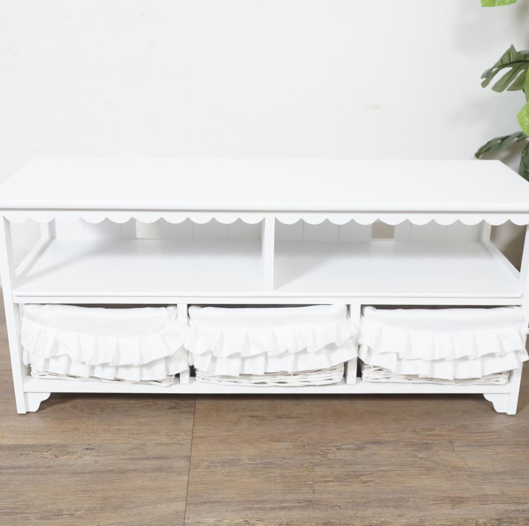 みーこ♡様専用 テレビボード テレビ台 幅 100 バスケット3個 - メルカリ