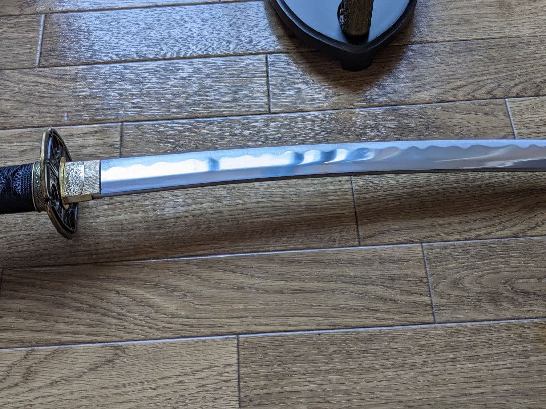 kanon様専用模造刀 アルミ刀身 沖田総司拵 闇一文字 刀掛け 目釘抜き