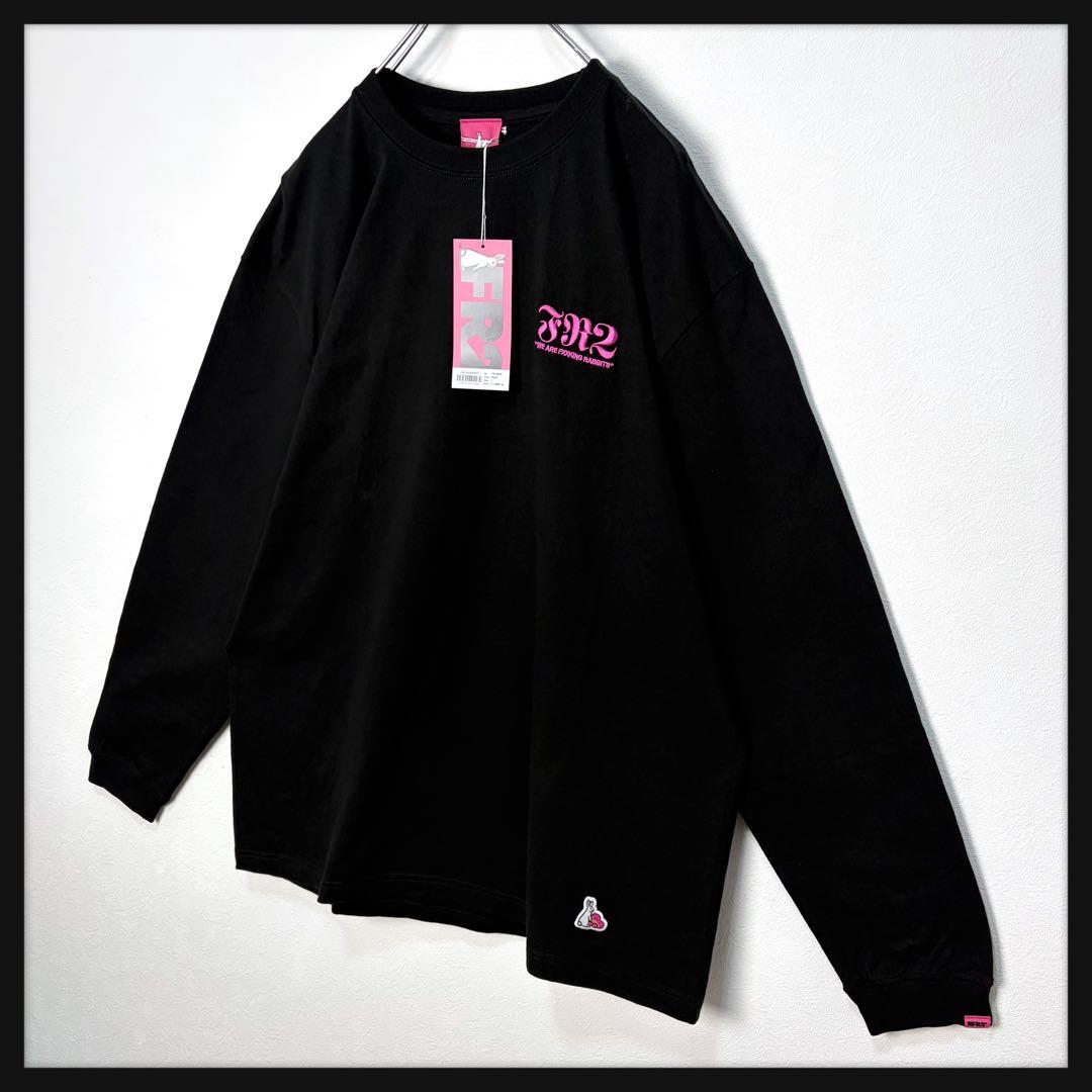 【新品】FR2 梅限定 2025 刺繍ロゴ ビッグロゴ ラビット 長袖Tシャツ