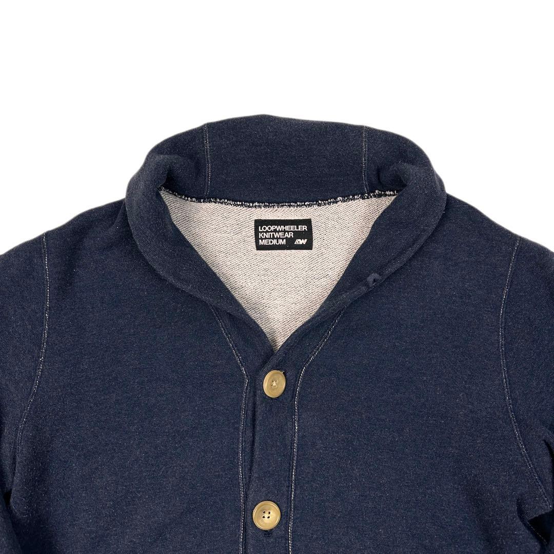 最終値下げ LOOPWHEELER カーディガン M ネイビー - メルカリ