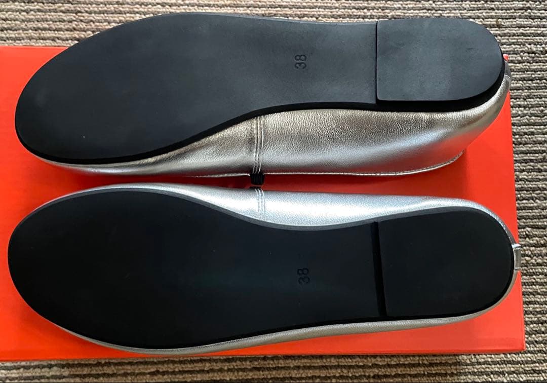 REMME レメ　ゴムストラップフラットシューズ　38