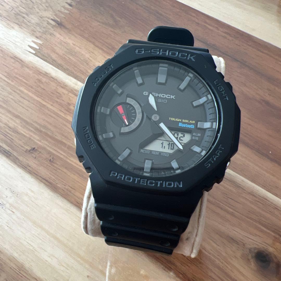 ふむふむ。 G-SHOCK GA-B2100 ブラック デジタル腕時計 GA-B2100-1A1JF | CASIO