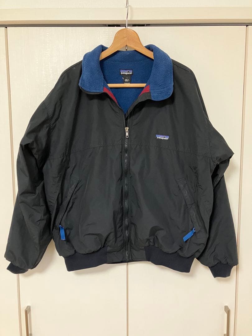 Patagonia シェルドシンチラジャケット ブラック Lサイズ USA製 - メルカリ