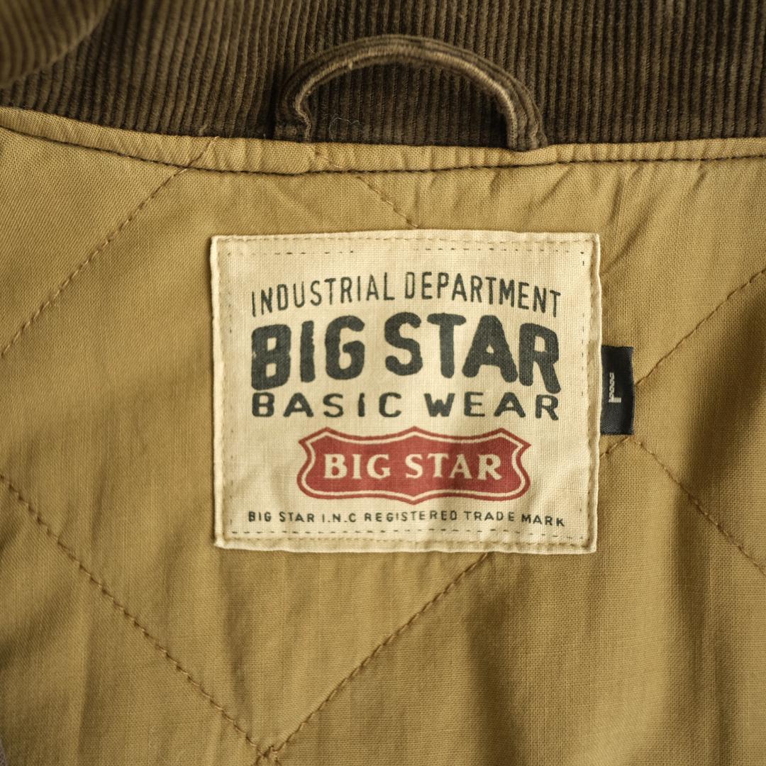 BIG STAR 90s 中綿 コーデュロイジャケット ミドル丈 L.