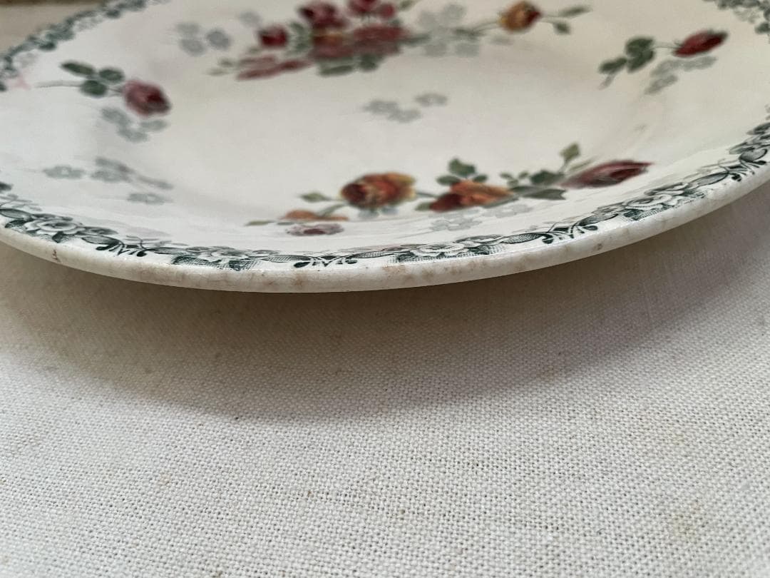 レア◯H.B &CIE 平皿　N864/ショワジールロワ/フランスアンティーク