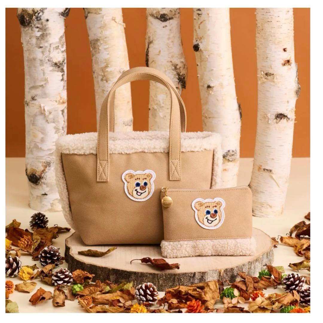 新品】ラブラリーバイフェイラーオールドテディワッペンボアバッグ