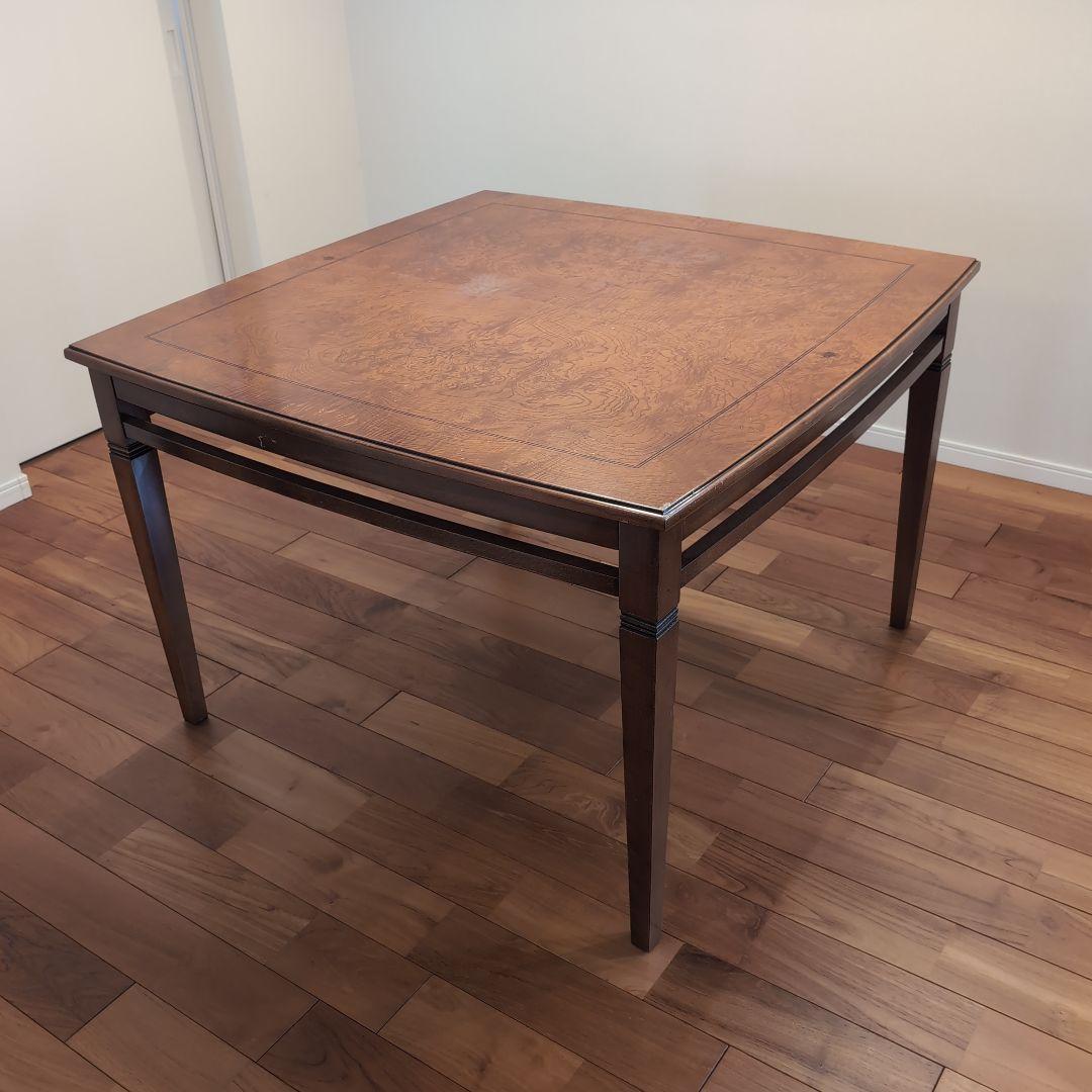 ダイニングテーブル イタリア製 ヴィンテージ ほぼ正方形 2人用 ヴィンテージウッド ダイニングテーブル Zigt〔ジグト〕 正方形