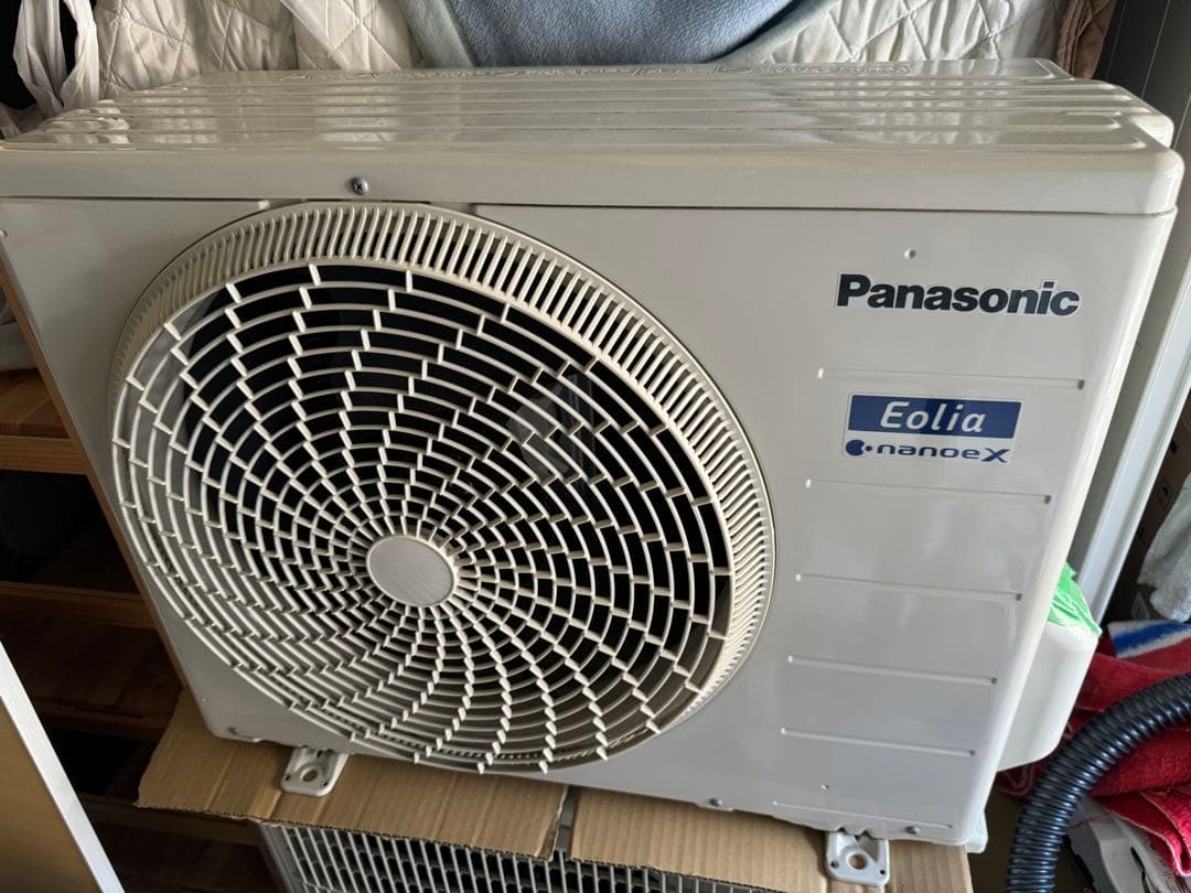 室外機も送料込 パナソニック 6畳用 お掃除エアコン クーラー 2.2kw