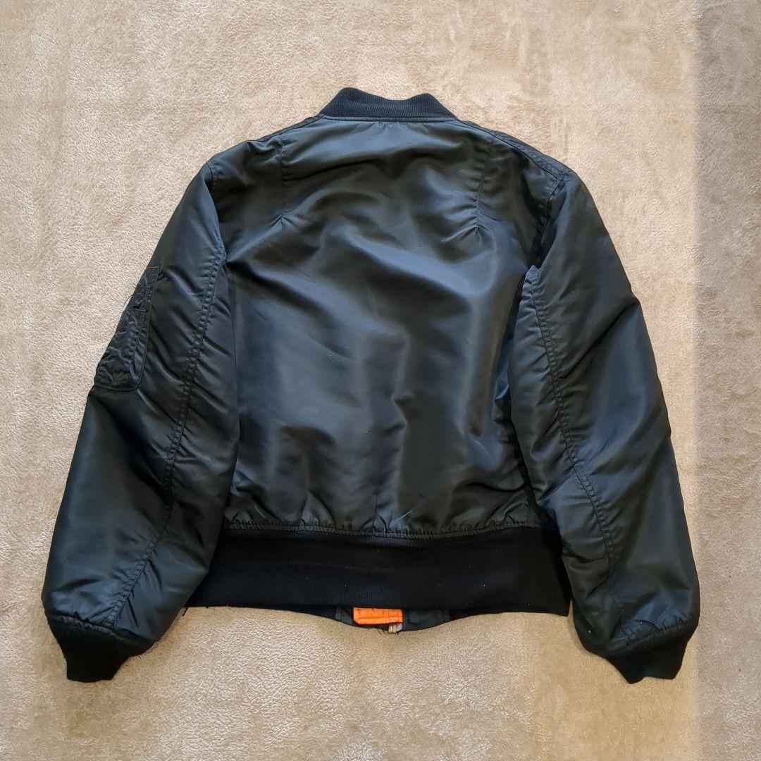 ケ*ャ様 90年代 00年代 美品 ALPHA アルファ МA1 ブラック アメ