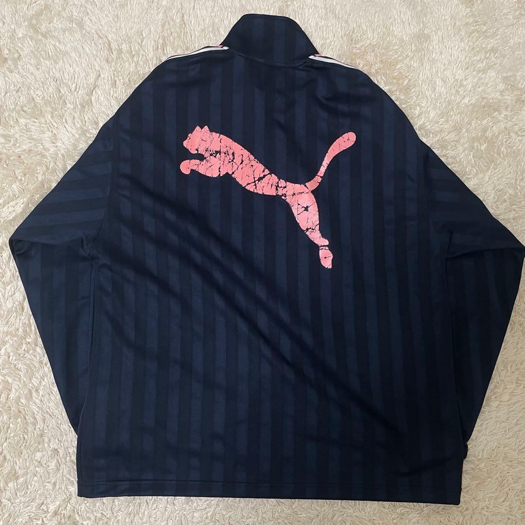 PUMA プーマ プージャ ジャージ ネイビー×ピンク セットアップ 上下