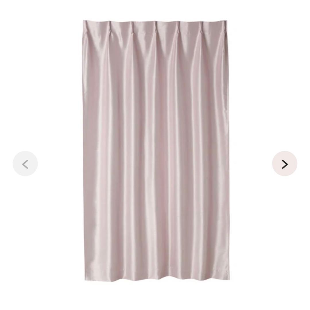 Francfranc スペイシア　カーテン スペイシア カーテン ライトピンク H2000×W1000（ドレープ/既製