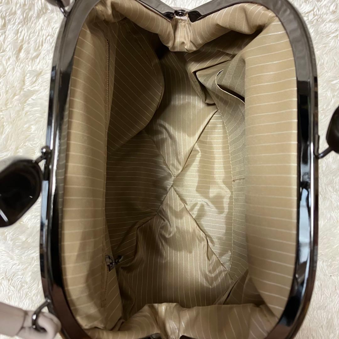 mom様】ESTINE ハンドバッグ 2way ショルダーバッグ がま口 - メルカリ