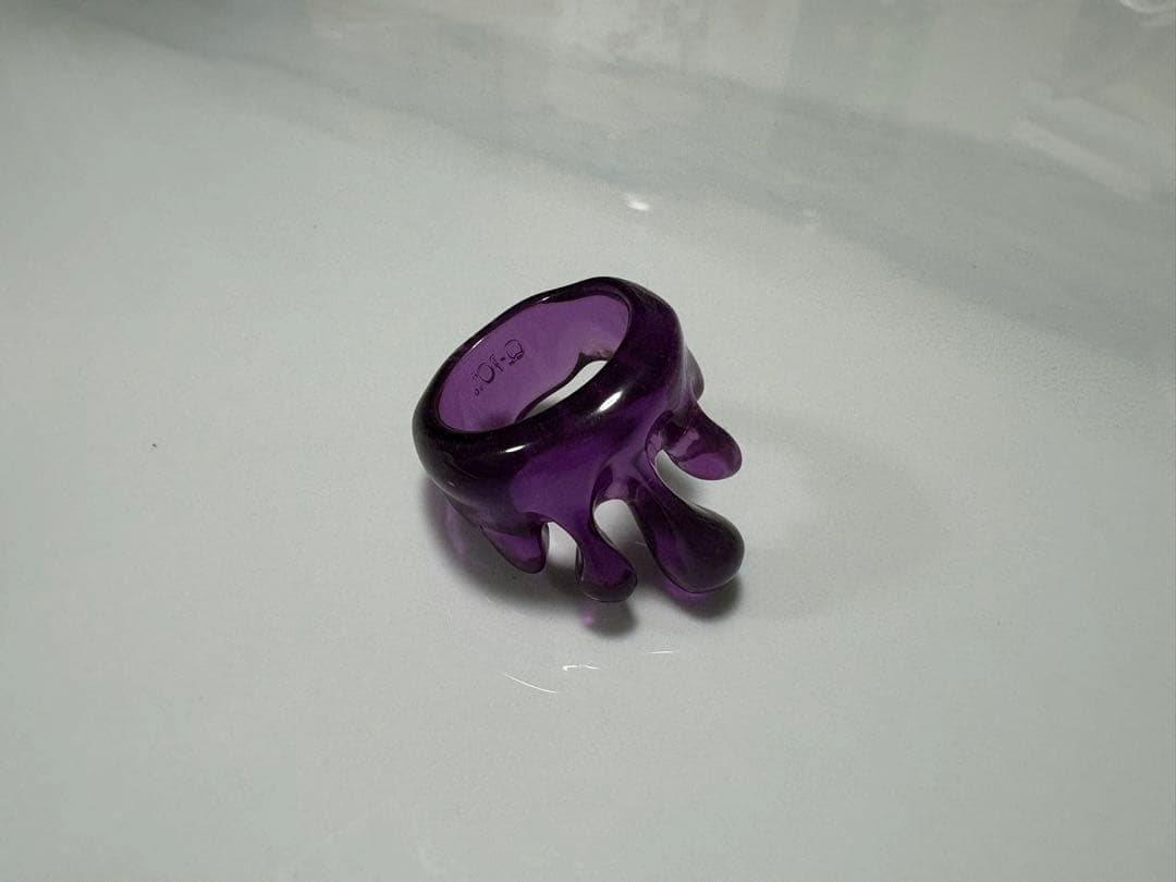 Q-pot. キューポット メルトリング 紫 パープル - メルカリ