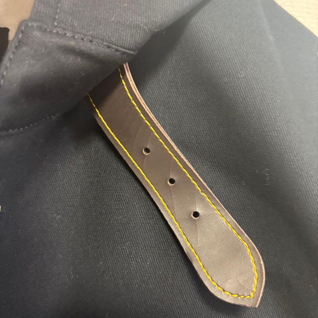 【バーバリーブラックレーベル】マリンコート 銀ボタン ホースロゴ《M》