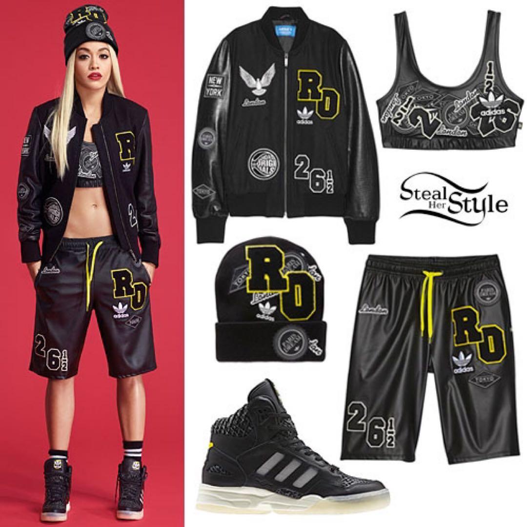 adidas x Rita Ora 限定ボンバージャケット Mサイズ　スタジャン