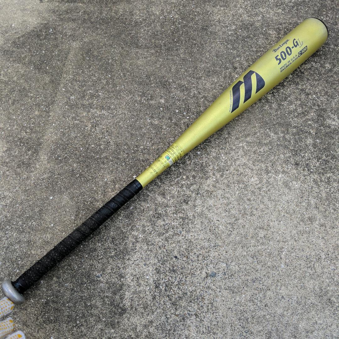 ミズノ ビューリーグ 硬式用 金属バット 500-GL アメリカ製 - メルカリ