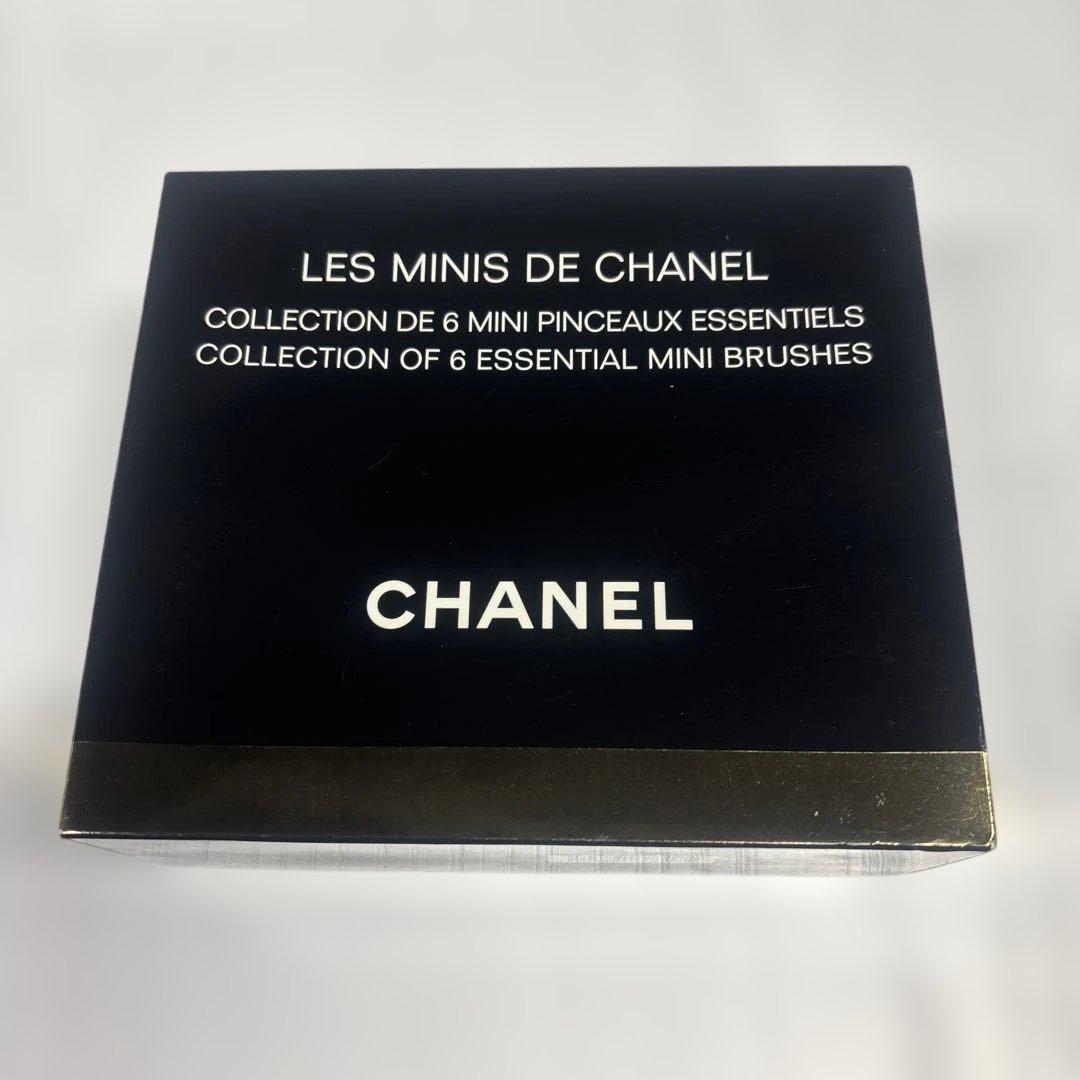 CHANEL LES MINIS DE CHANEL メイクブラシセット CHANEL メイクブラシセット CHANEL ミニブラシ6本 ポーチ付き - メルカリ