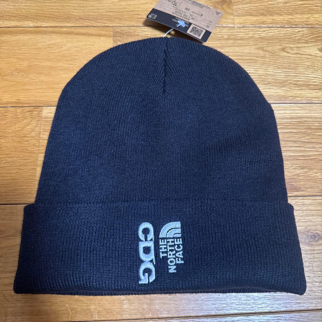 限定☆The North Face x CDG Beanie TNF Black
