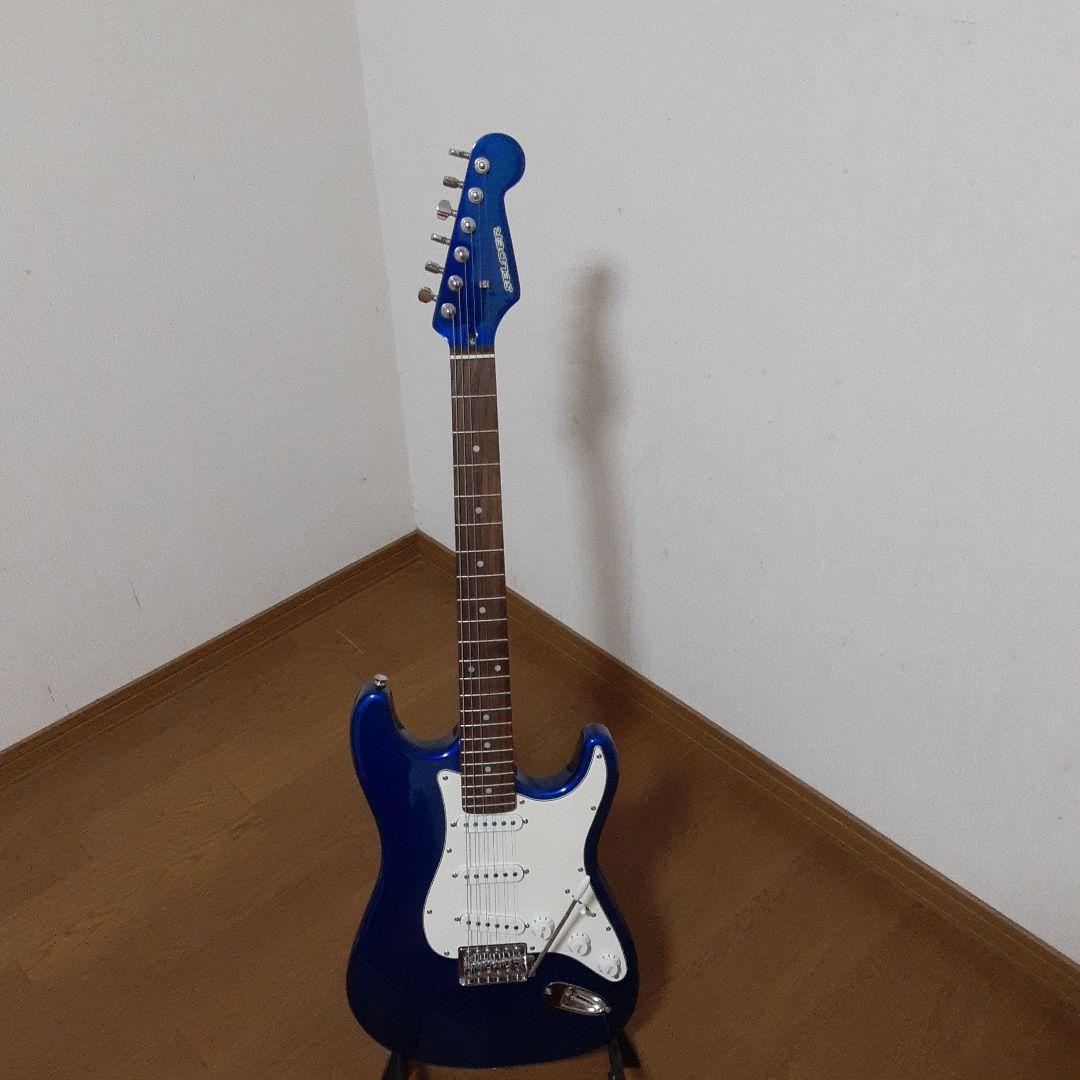 美品SELDER ストラトキャスタータイプ エレキギター メタリックブルー