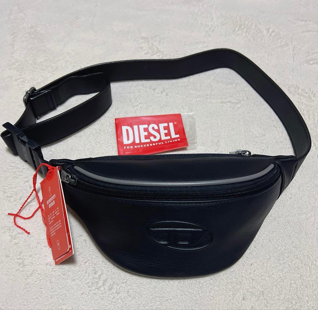 新品タグ付き】ディーゼル ボディバッグ HOLI-D ブラック オーバルDロゴ