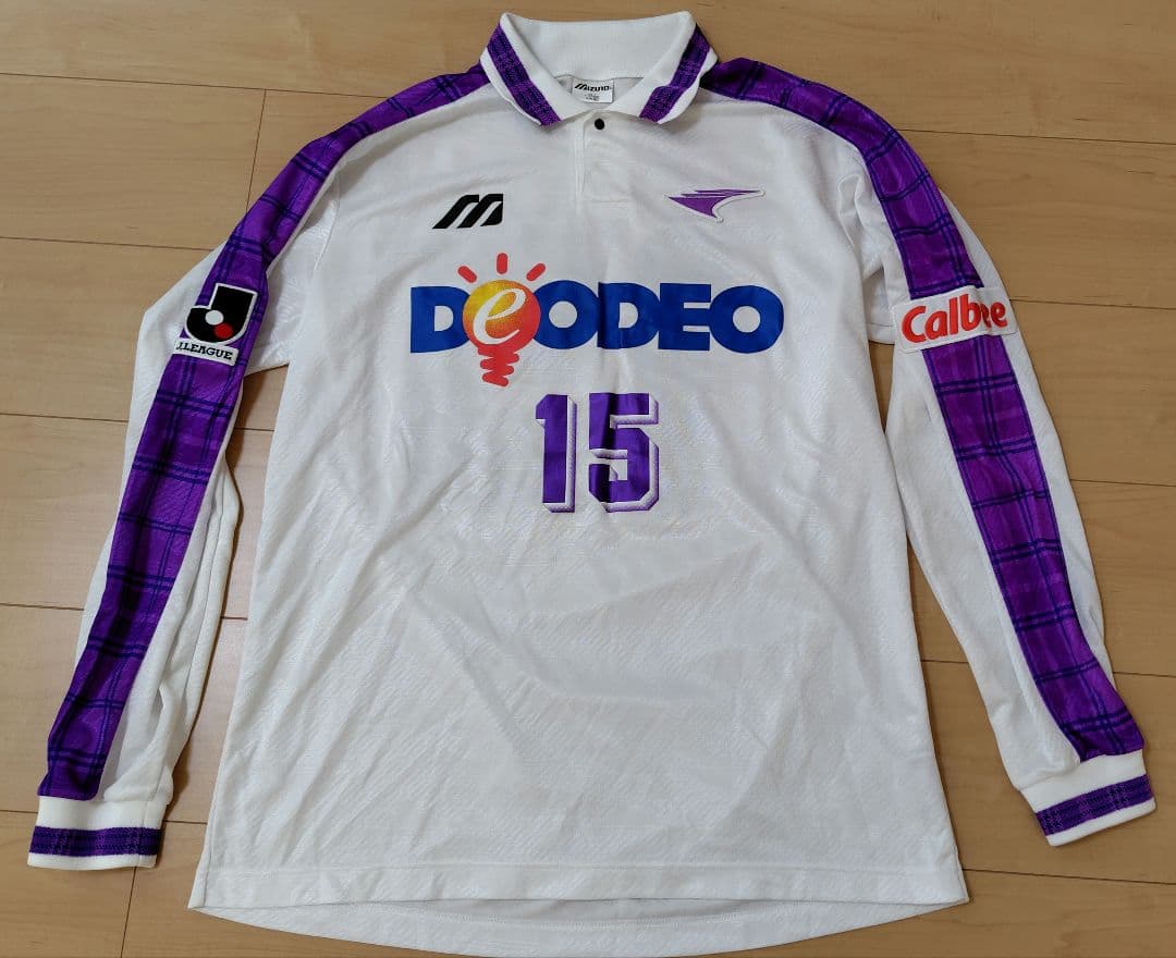 97~99　サンフレッチェ広島　選手着用アウェイユニフォーム 97~99 サンフレッチェ広島 選手着用アウェイユニフォーム