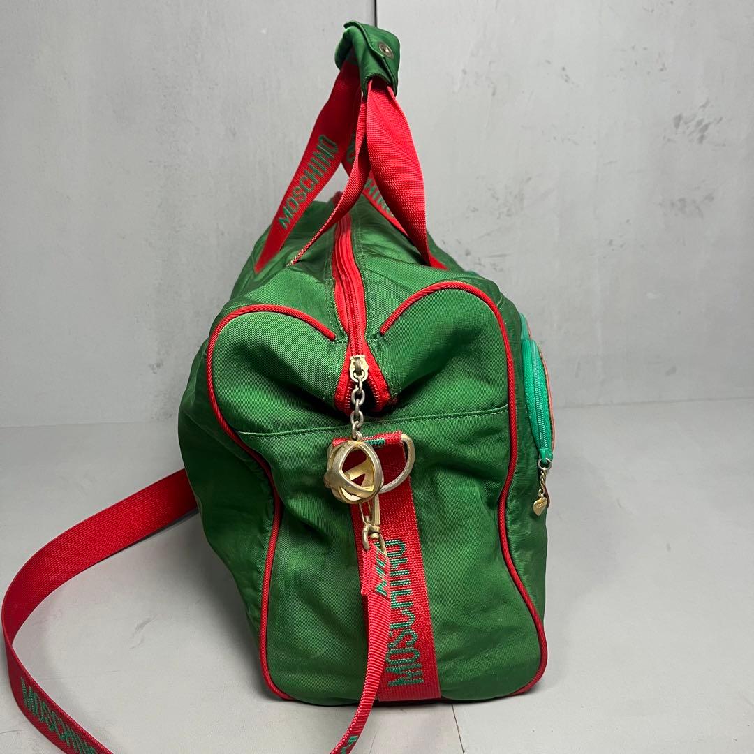 MOSCHINO ボストンショルダーバッグ 2way ピースマーク ハート - メルカリ