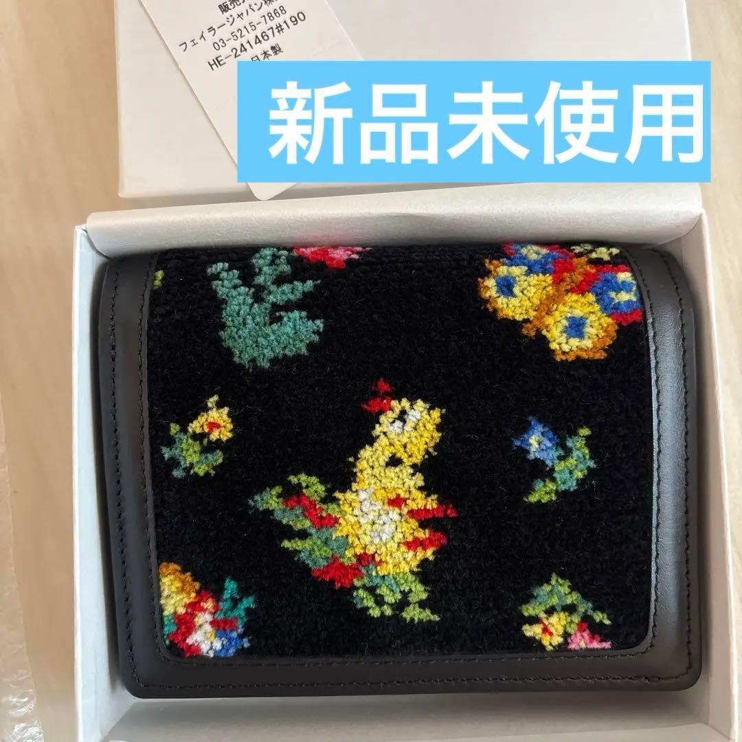 新品未使用 フェイラー ハイジ 二つ折り財布 ブラック - メルカリ