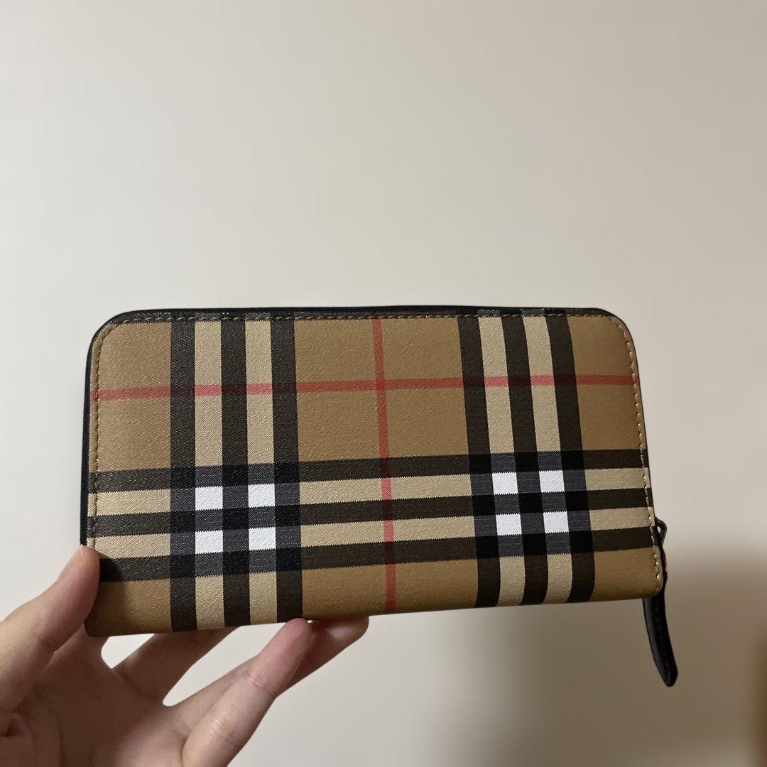新品未使用 Burberry チェック柄 長財布 - メルカリ