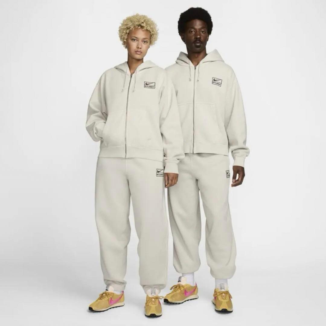 STUSSY×NIKE Washed Fleece Pant【S】ライトボーン - メルカリ