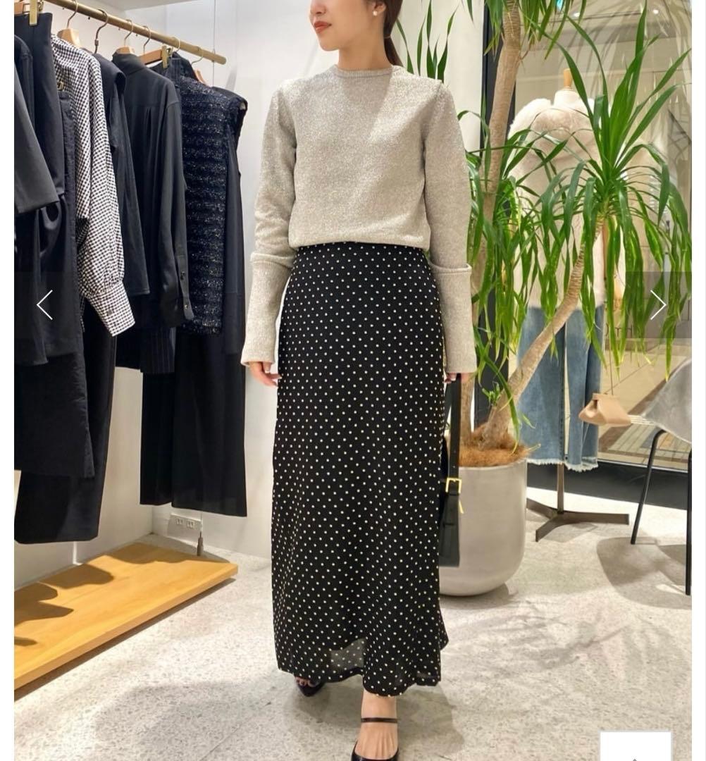 JQドットスカート　38 Gready Brilliant（グレディブリリアン）の「変形ドットJQギャザー