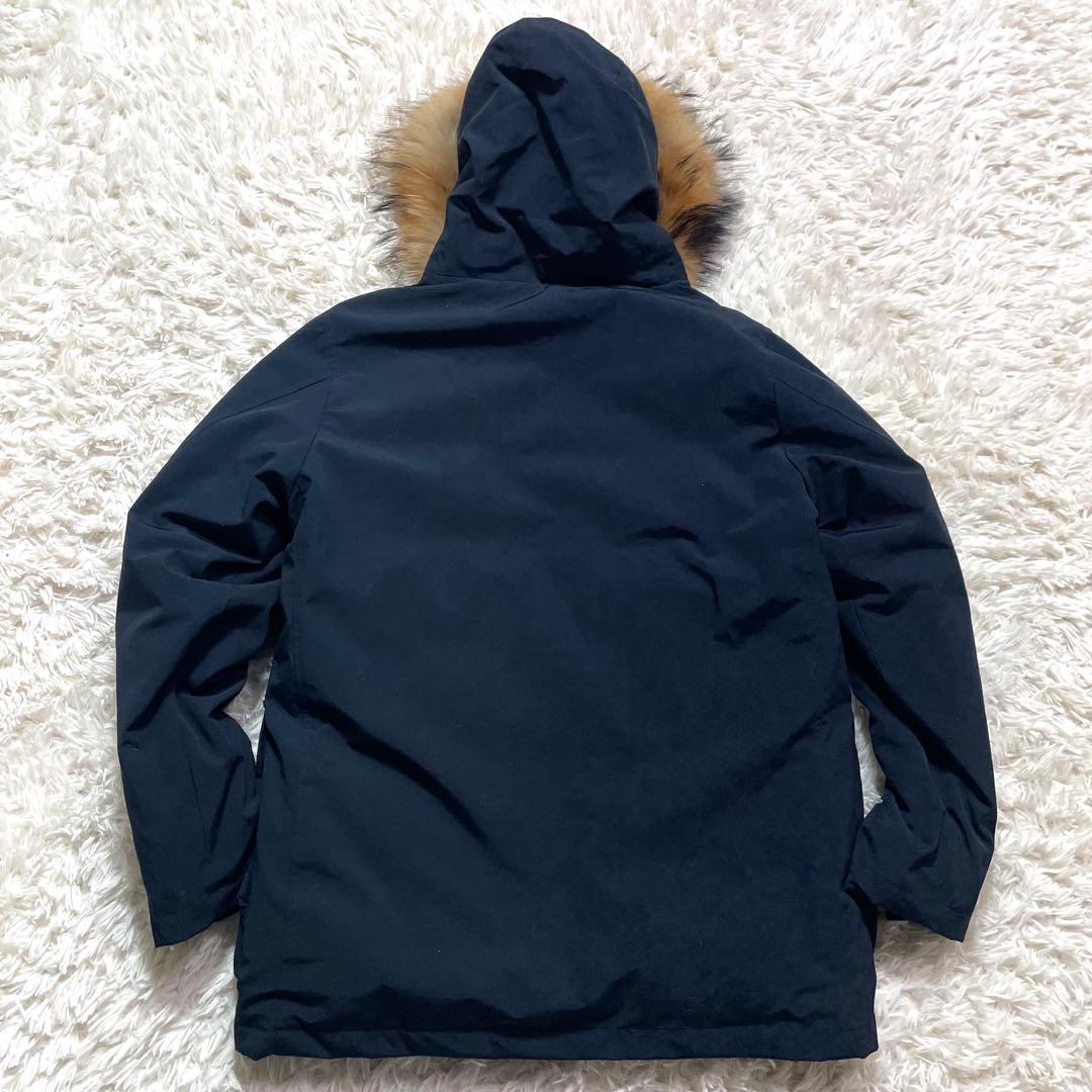 極美品】ダントン タッサーダウンジャケット ラクーンファー 42